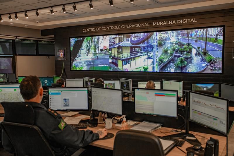 Muralha Digital registra queda de 40% na criminalidade em Curitiba